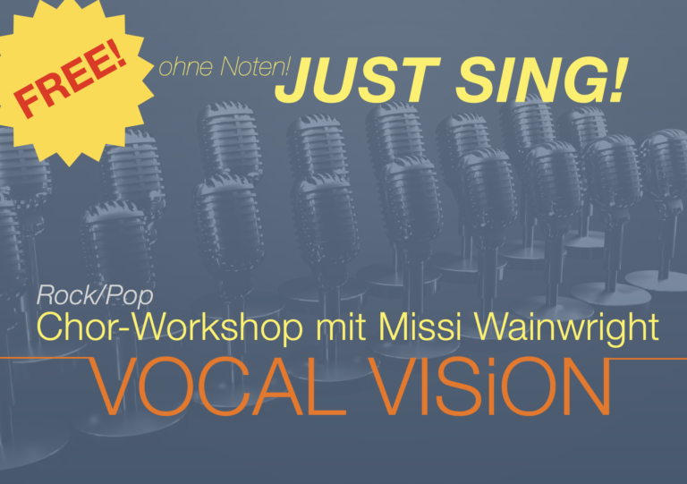 Chor-Workshop MIT Missi Wainwright OHNE Noten!